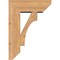 Ekena Millwork Westlake Slat Smooth Bracket w/ Offset Brace, Western Red Cedar, 7 1/2"W x 20"D x 28"H BKT0806X20X28WTL06SWR - alternate 3